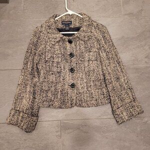 Women's Brooks Brothers Wool Tweed Blazer - size 2p